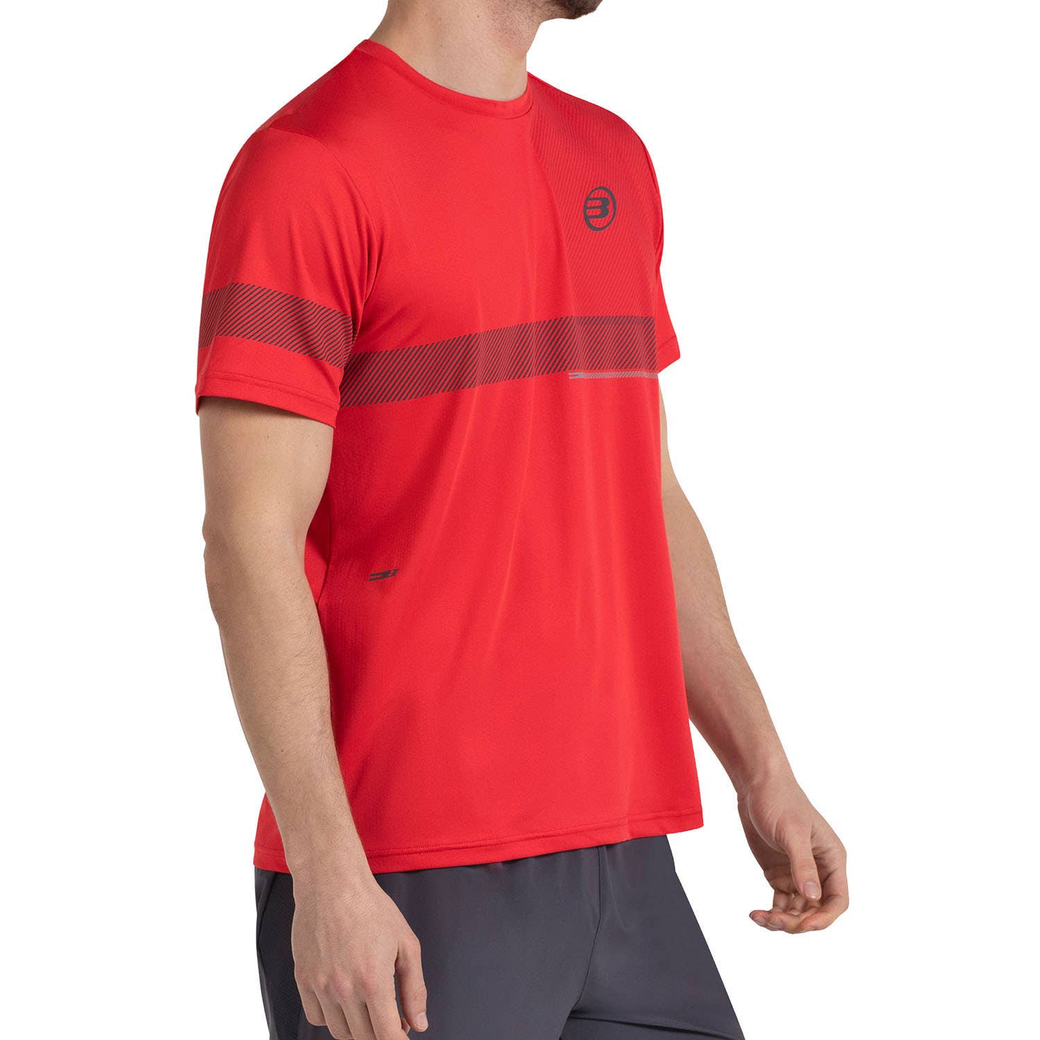 CAMISETA BULLPADEL MILON ROJO