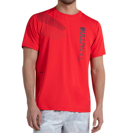 CAMISETA BULLPADEL MISTEL ROJO