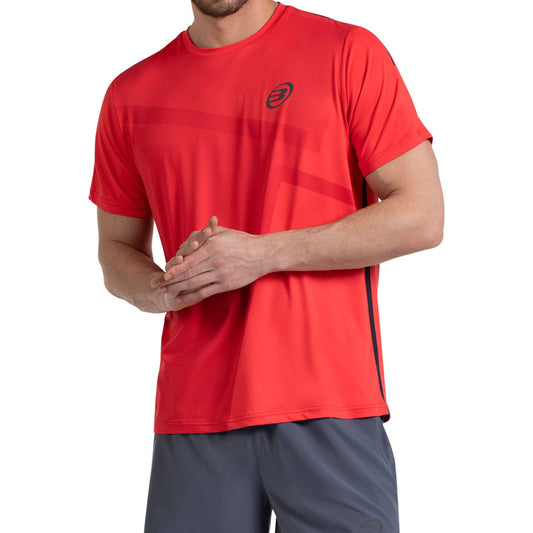 CAMISETA BULLPADEL MOSAL ROJO