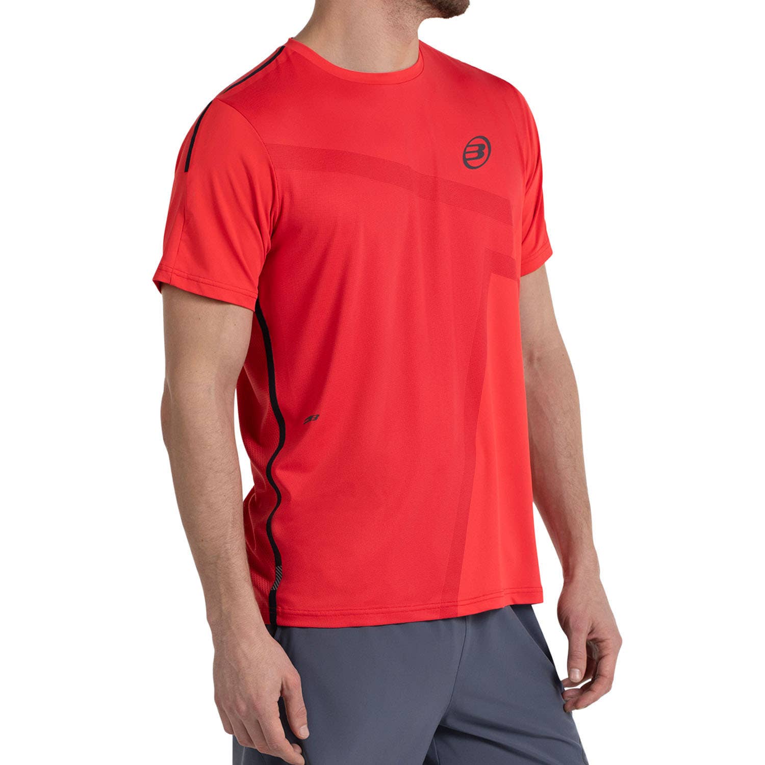 CAMISETA BULLPADEL MOSAL ROJO