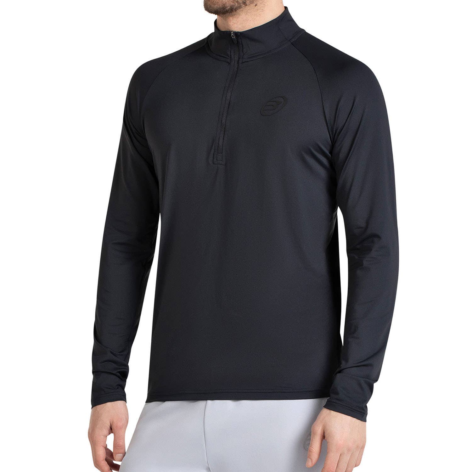 CAMISETA M/LARGA BULLPADEL BISOL NEGRO