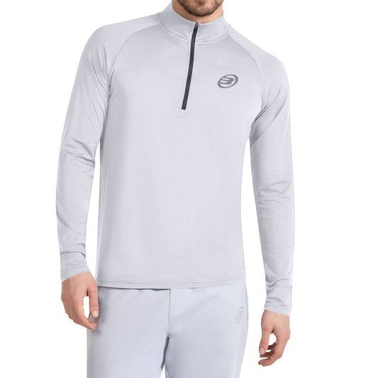 CAMISETA M/LARGA BULLPADEL BISOL BLANCO