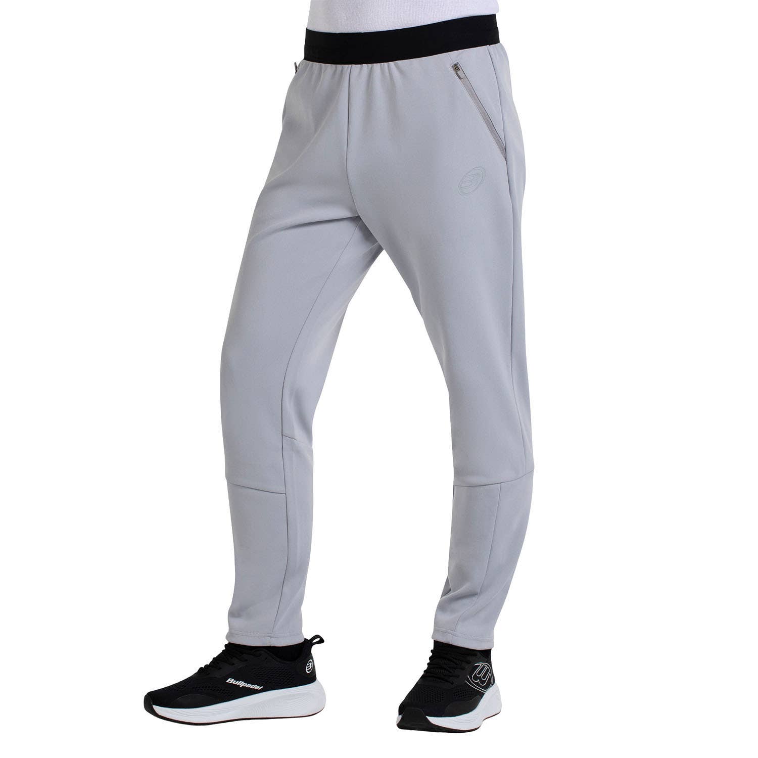 PANTALÓN LARGO BULLPADEL BAINO GRIS CLARO