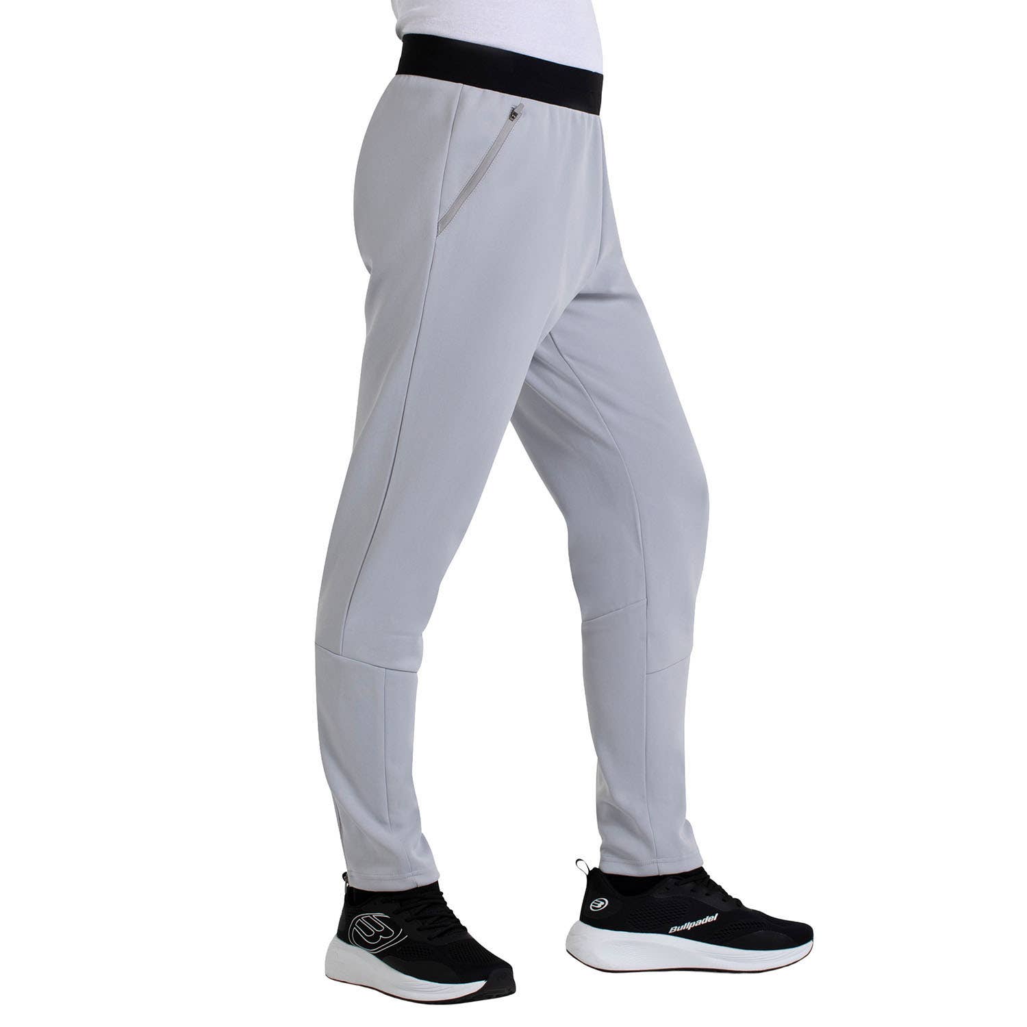PANTALÓN LARGO BULLPADEL BAINO GRIS CLARO