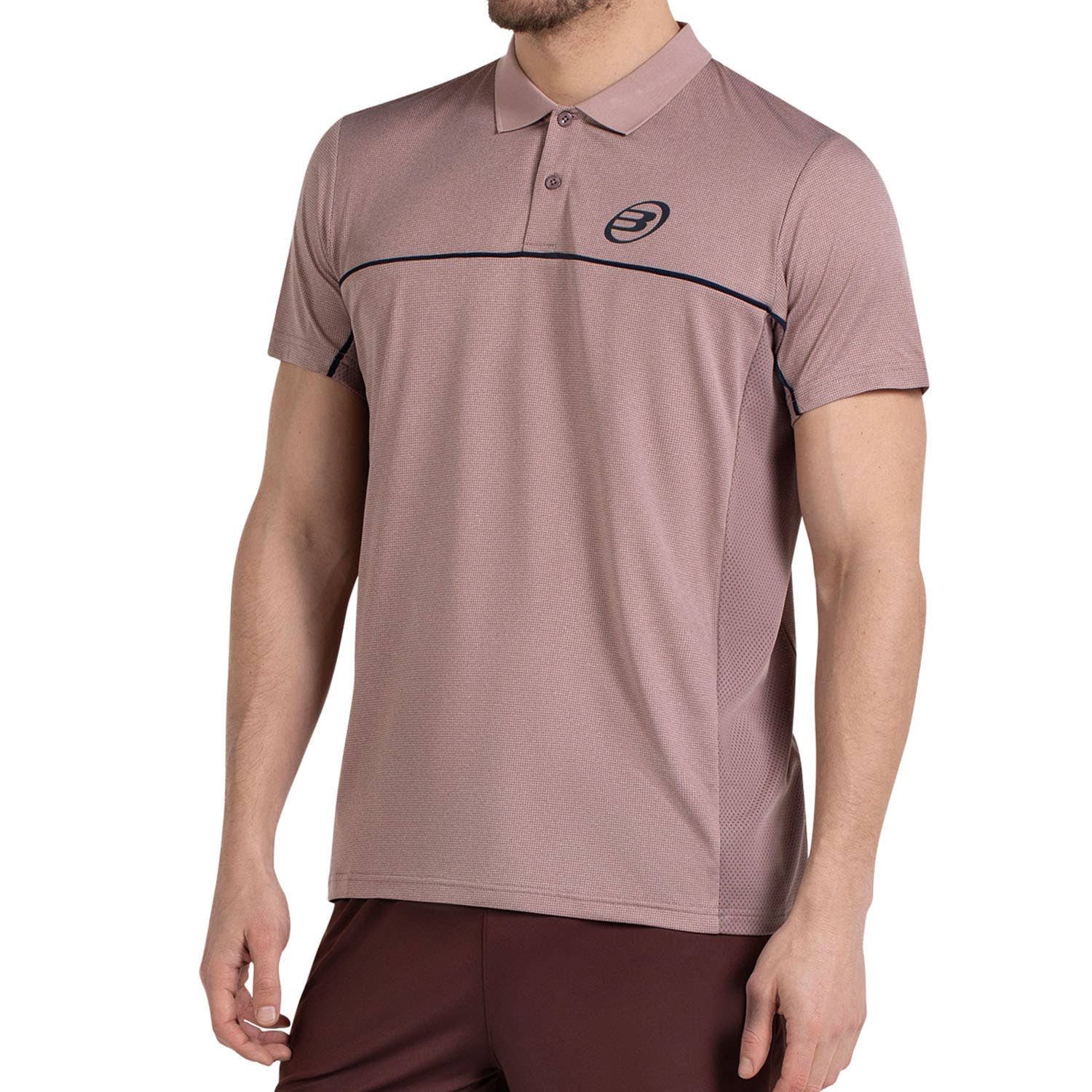 POLO BULLPADEL CACINE MORADO