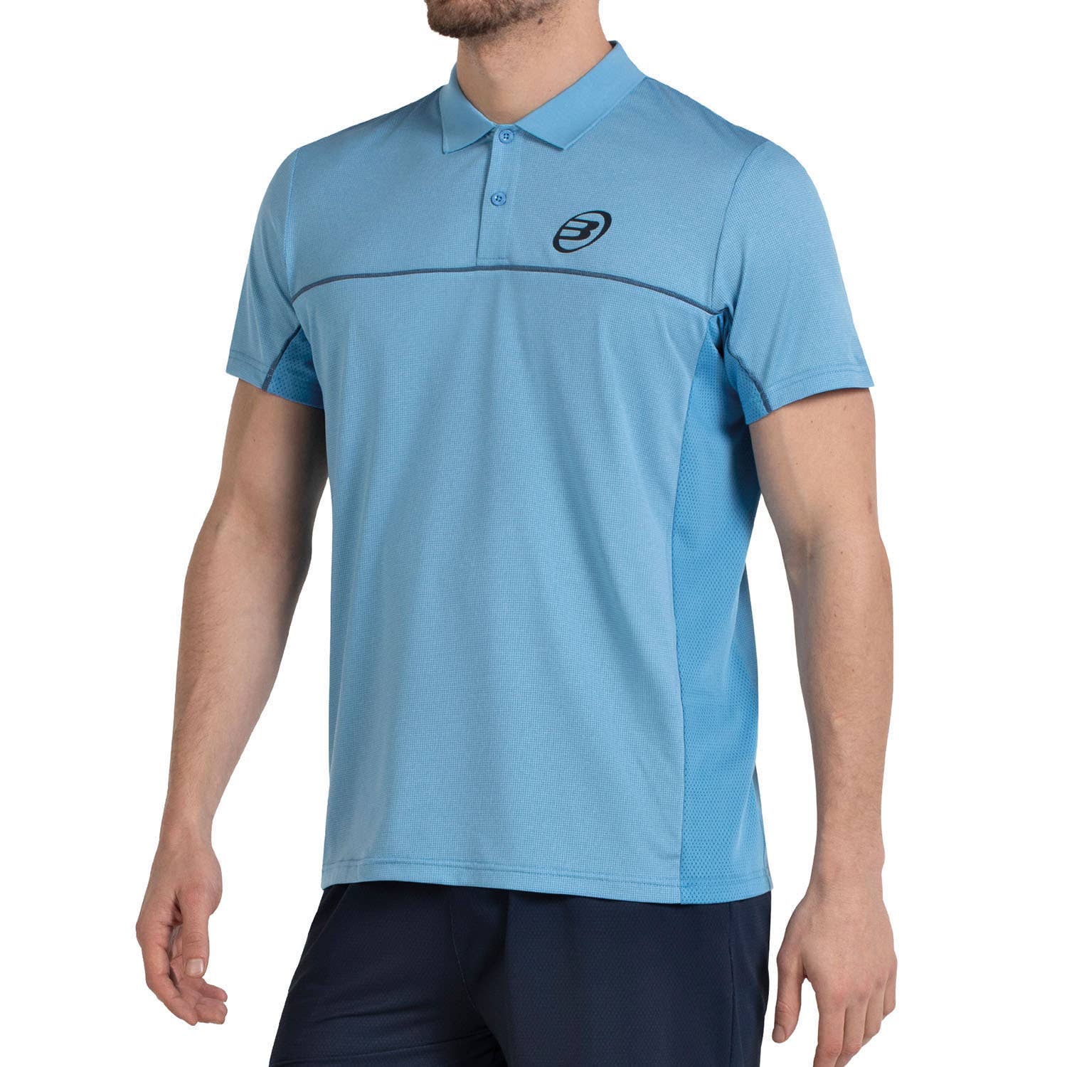 POLO BULLPADEL CACINE AZUL