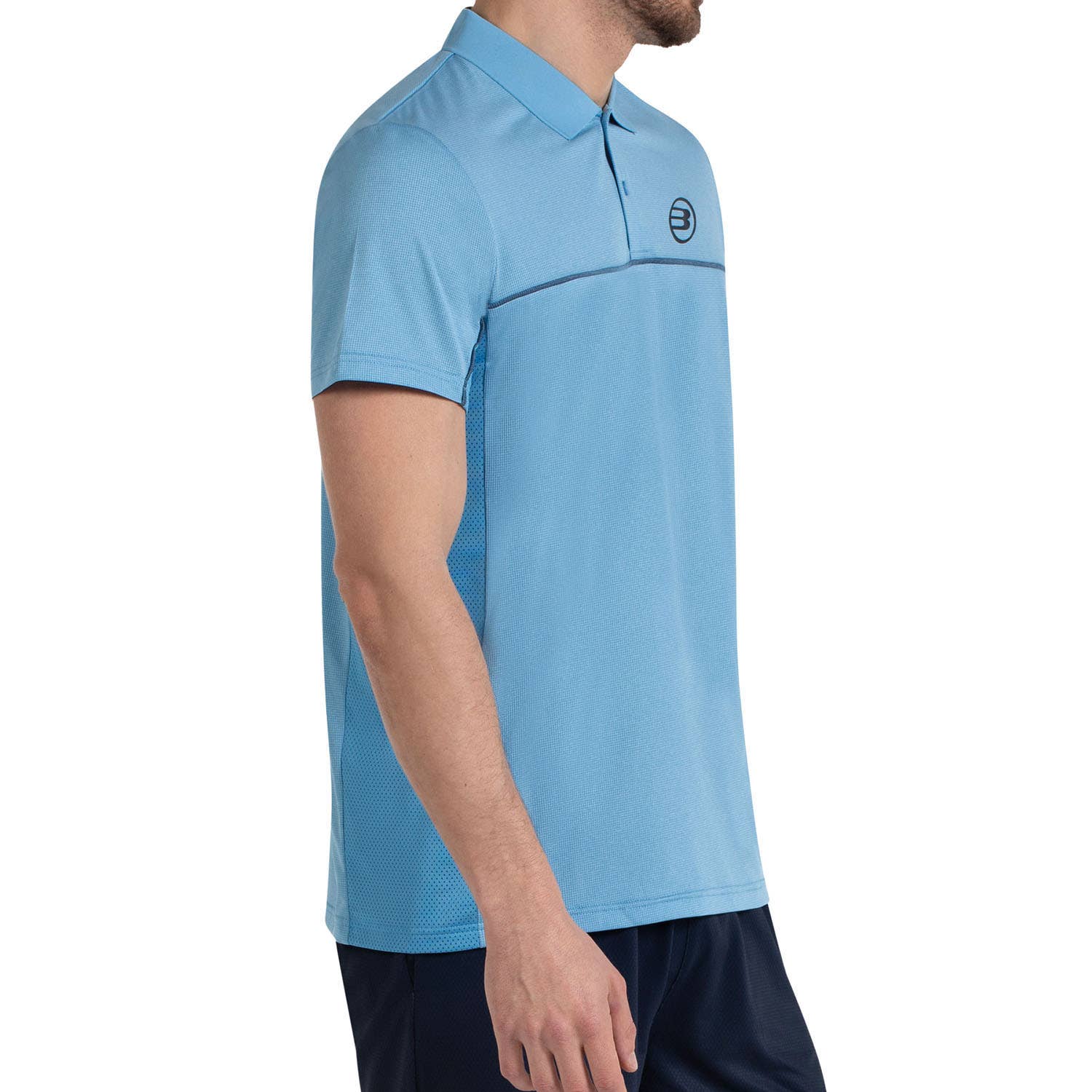 POLO BULLPADEL CACINE AZUL