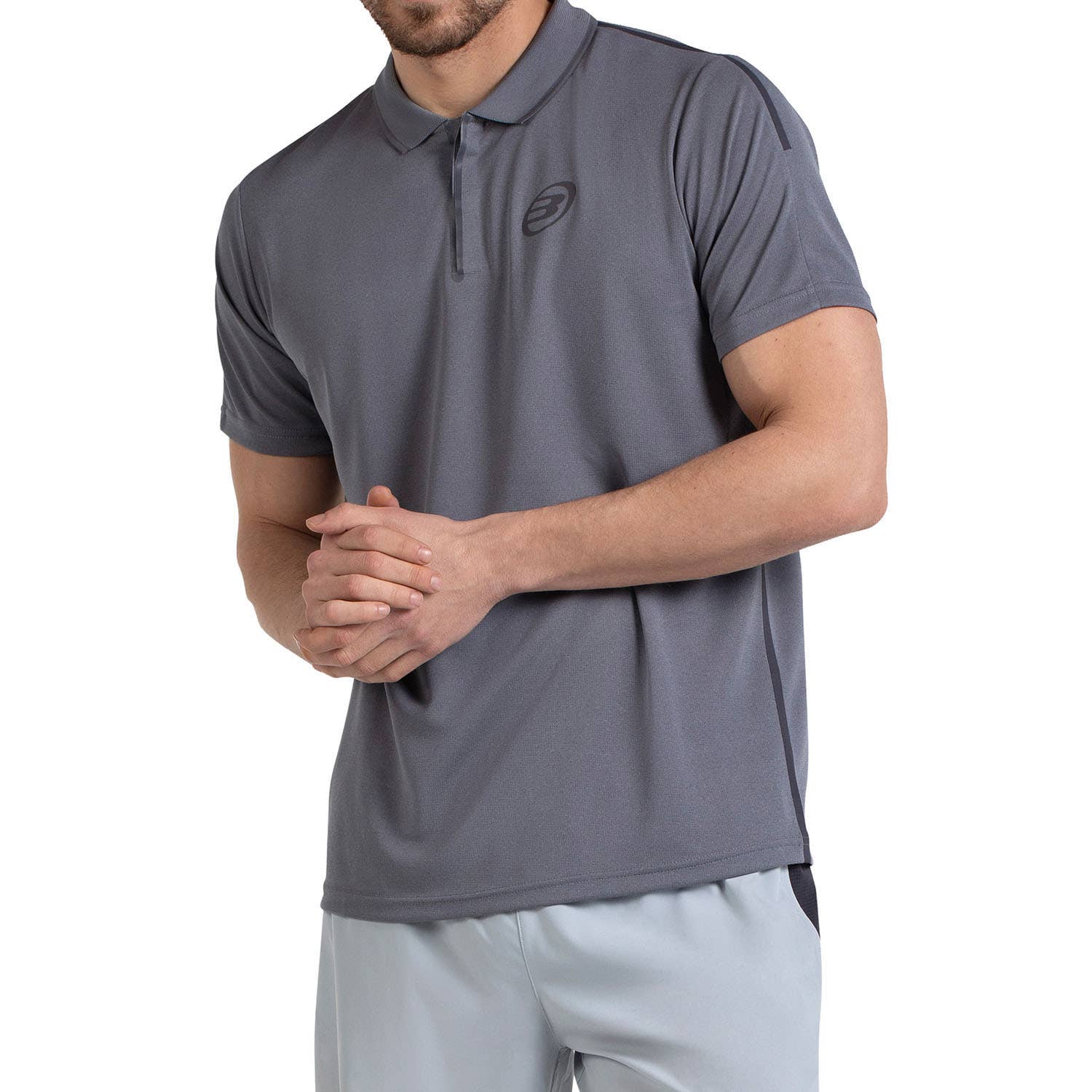 POLO BULLPADEL MERTE GRIS
