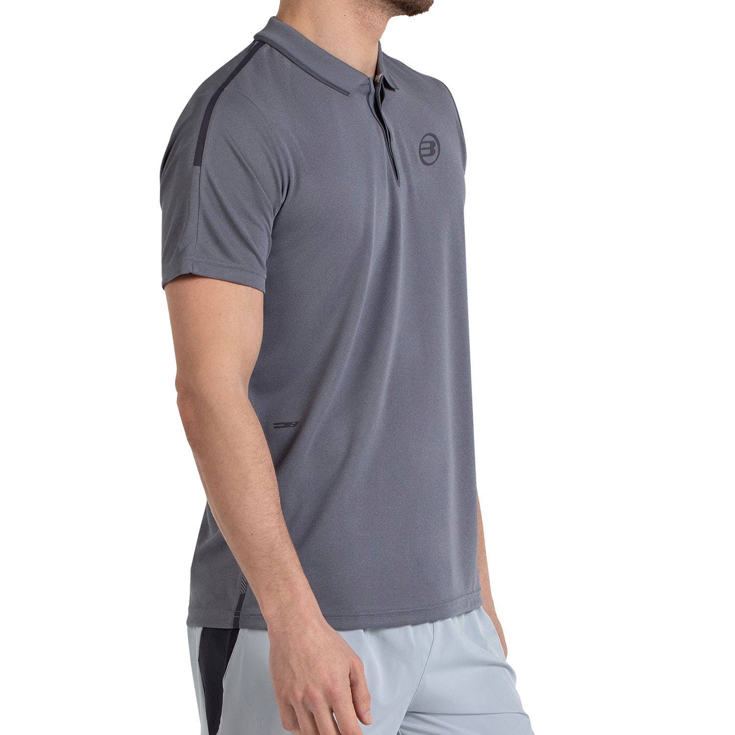 POLO BULLPADEL MERTE GRIS