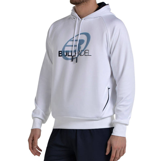 SUDADERA BULLPADEL EIRA BLANCO