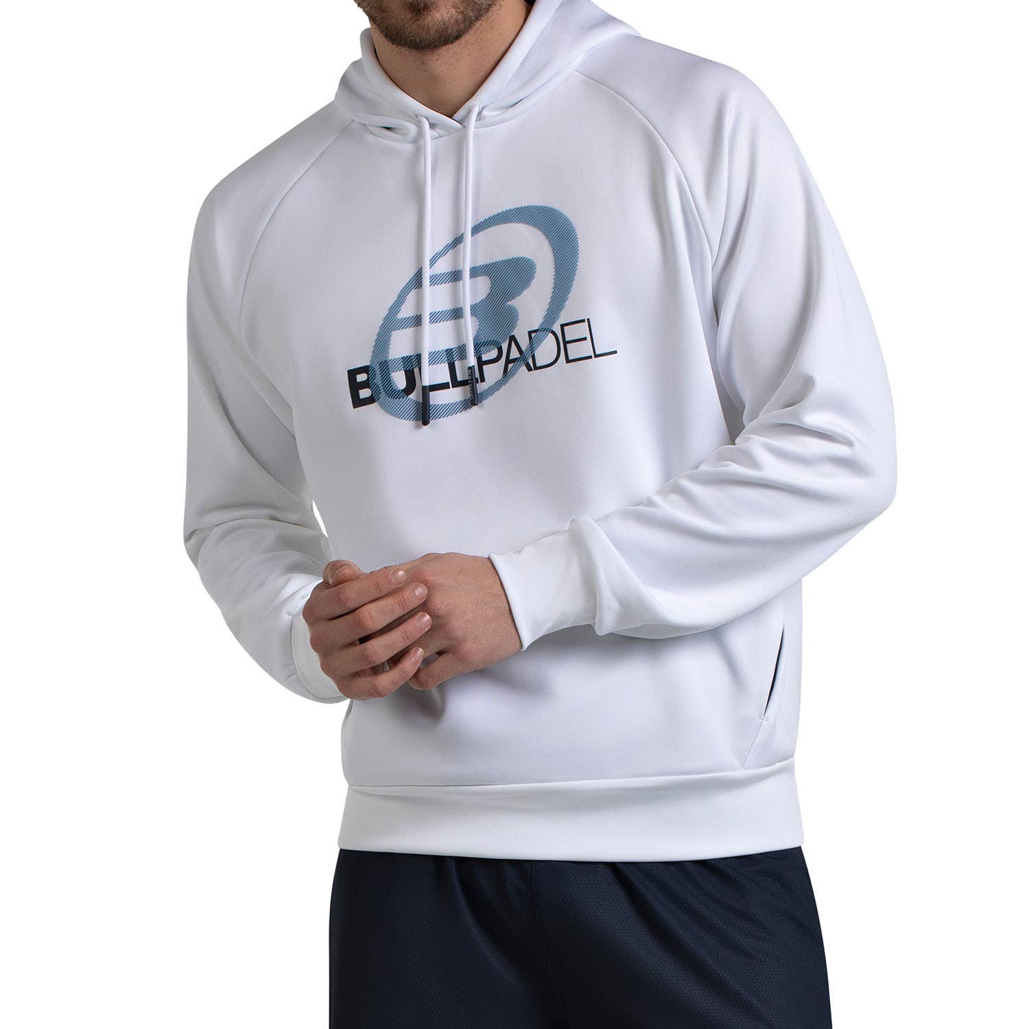 SUDADERA BULLPADEL EIRA BLANCO