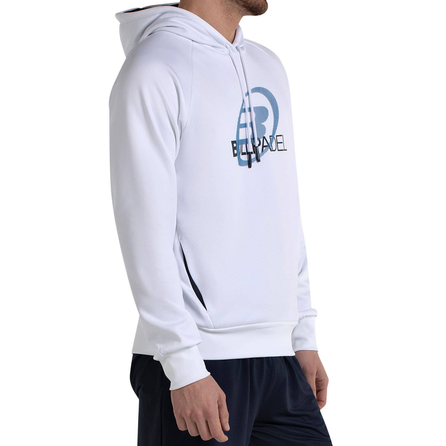 SUDADERA BULLPADEL EIRA BLANCO