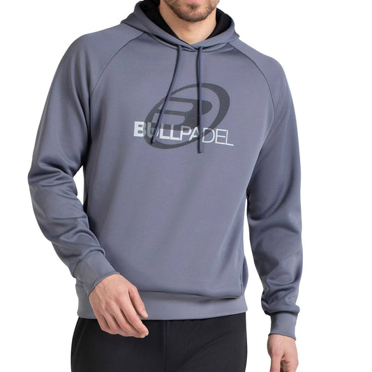 SUDADERA BULLPADEL EIRA GRIS
