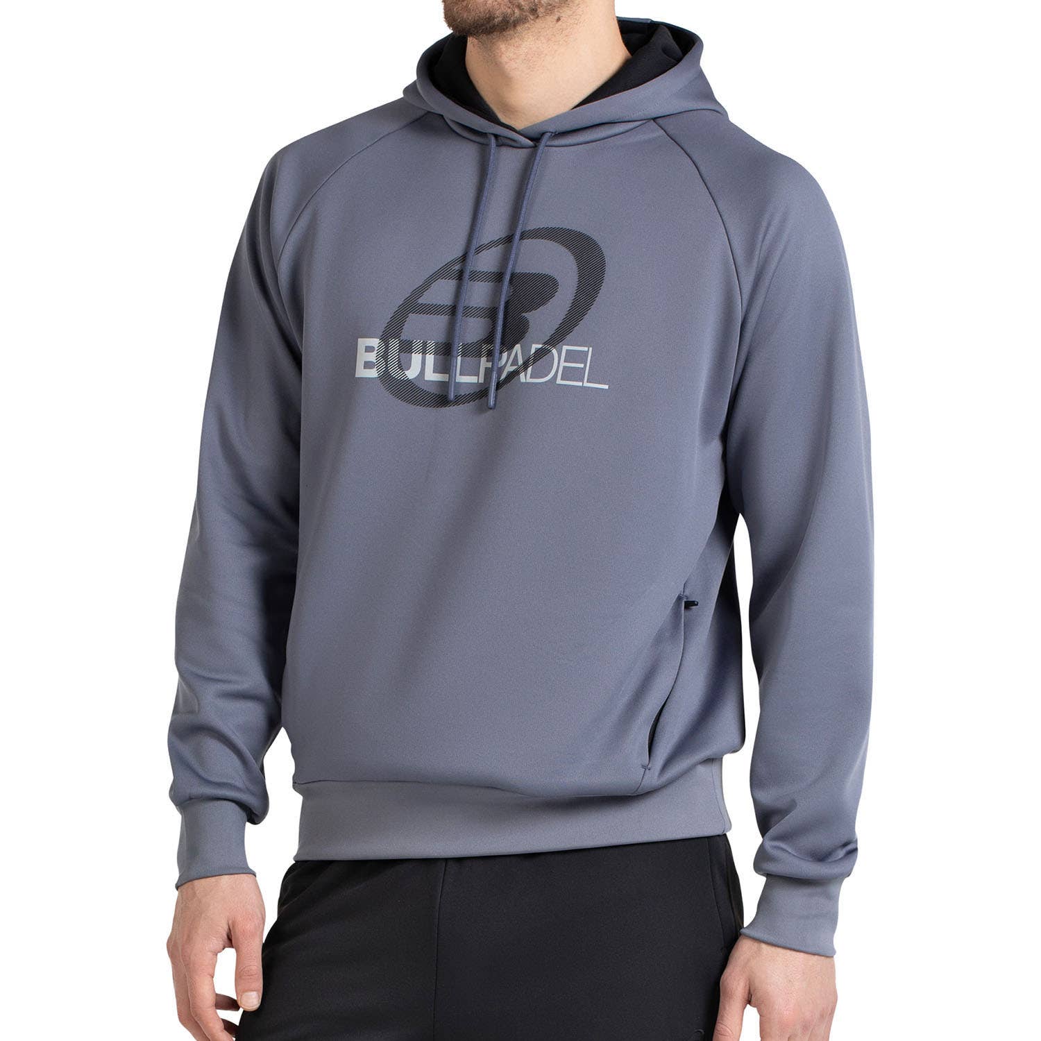 SUDADERA BULLPADEL EIRA GRIS