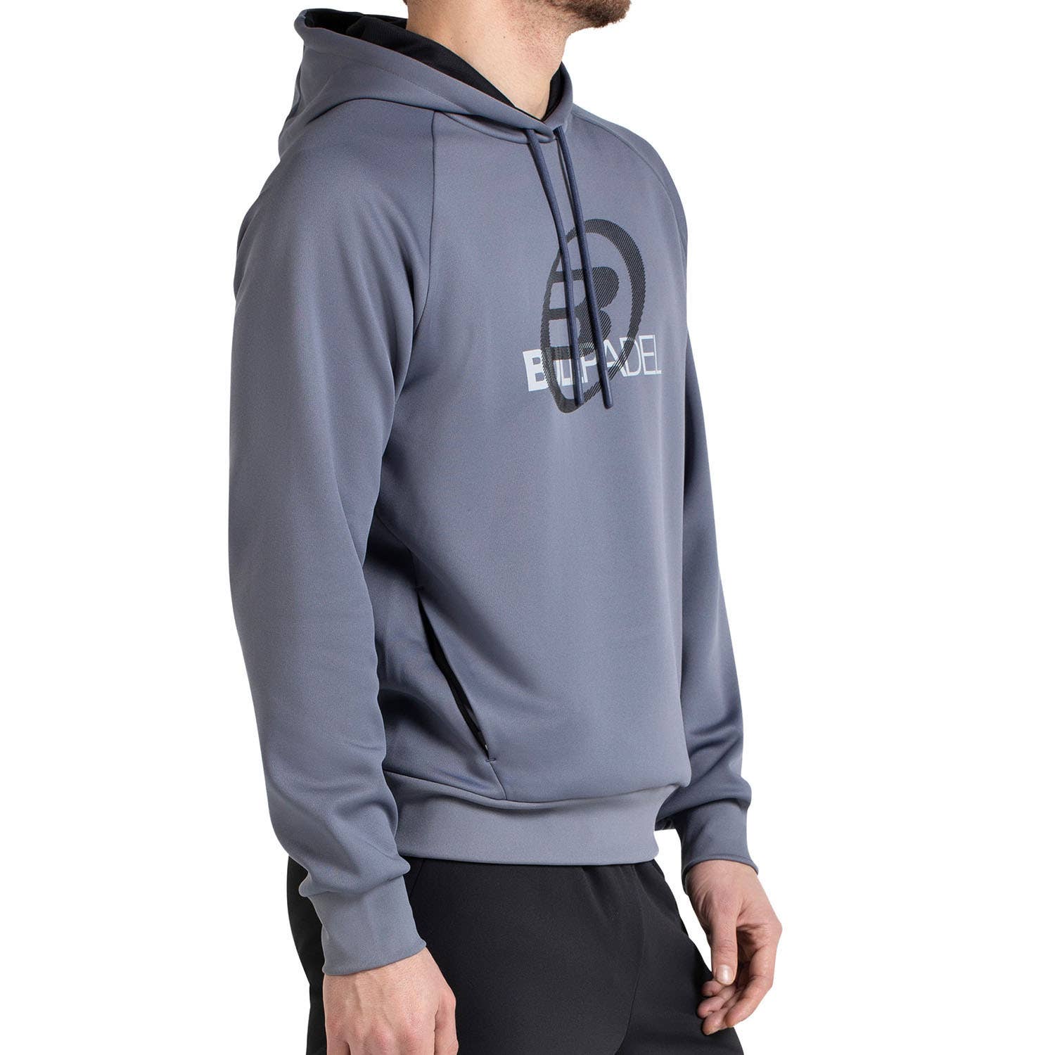 SUDADERA BULLPADEL EIRA GRIS