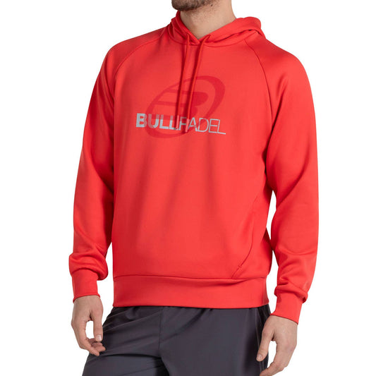 SUDADERA BULLPADEL EIRA ROJO
