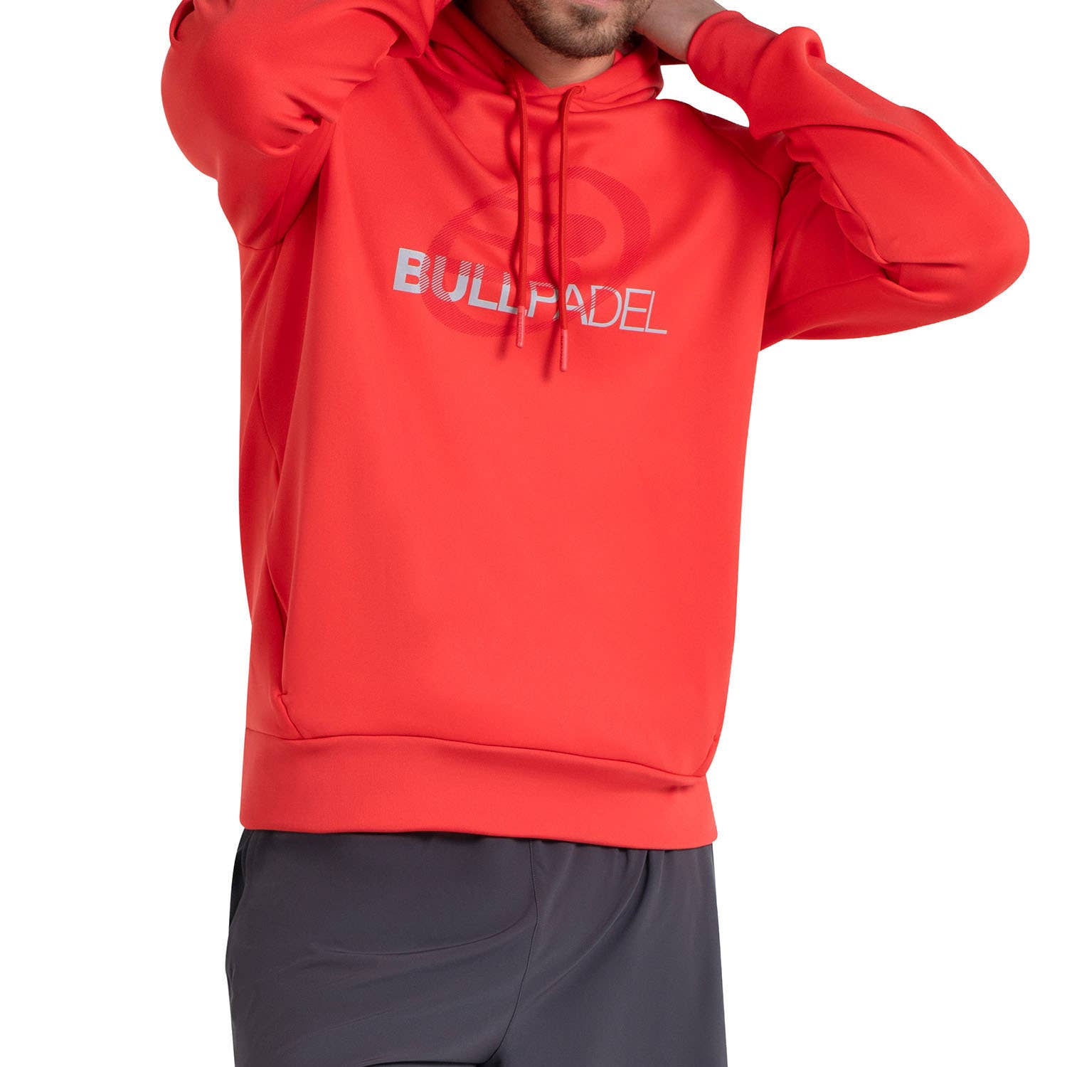 SUDADERA BULLPADEL EIRA ROJO