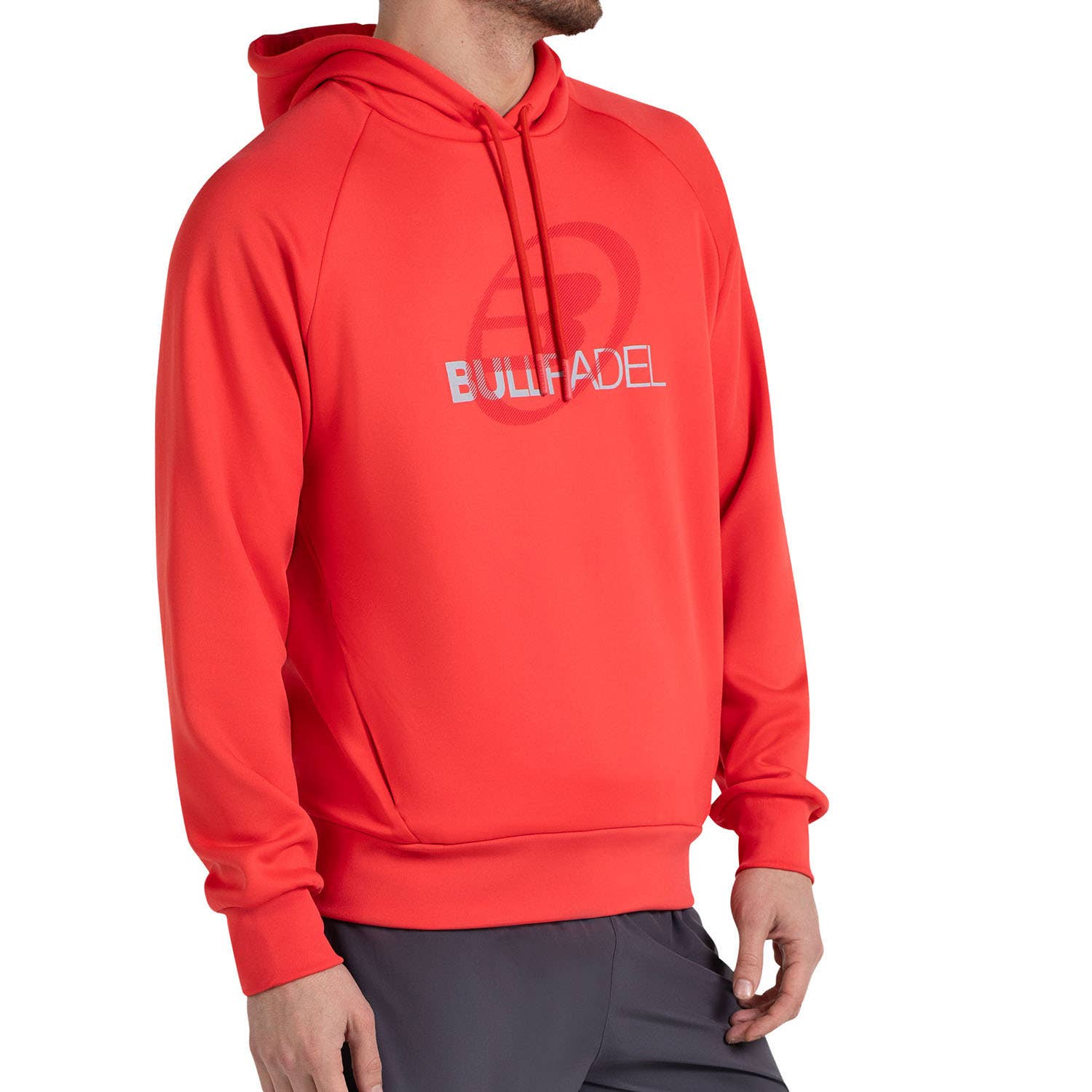 SUDADERA BULLPADEL EIRA ROJO