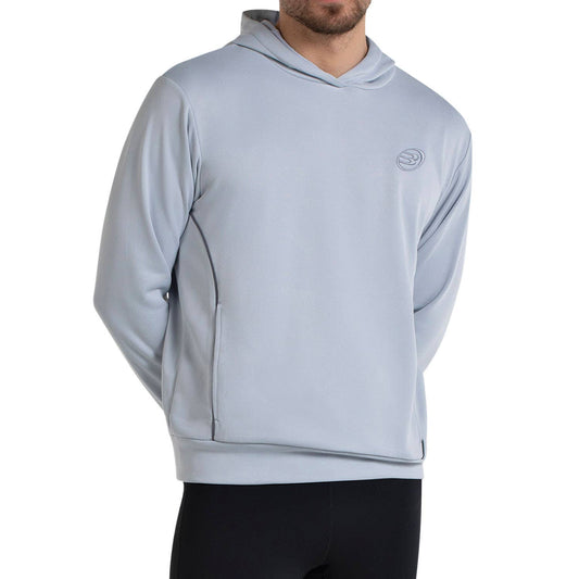 SUDADERA BULLPADEL ELIAN GRIS CLARO