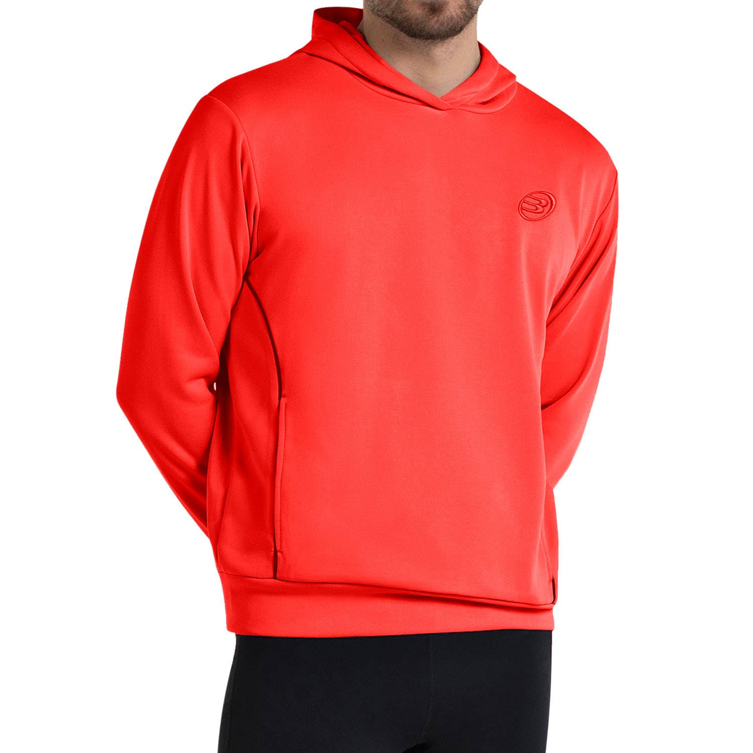 SUDADERA BULLPADEL ELIAN ROJO