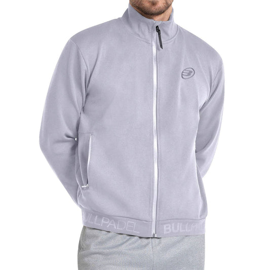SUDADERA BULLPADEL ENEO GRIS CLARO