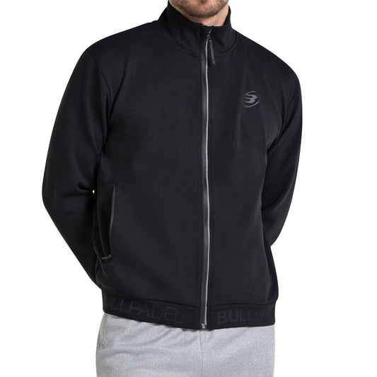 SUDADERA BULLPADEL ENEO NEGRO