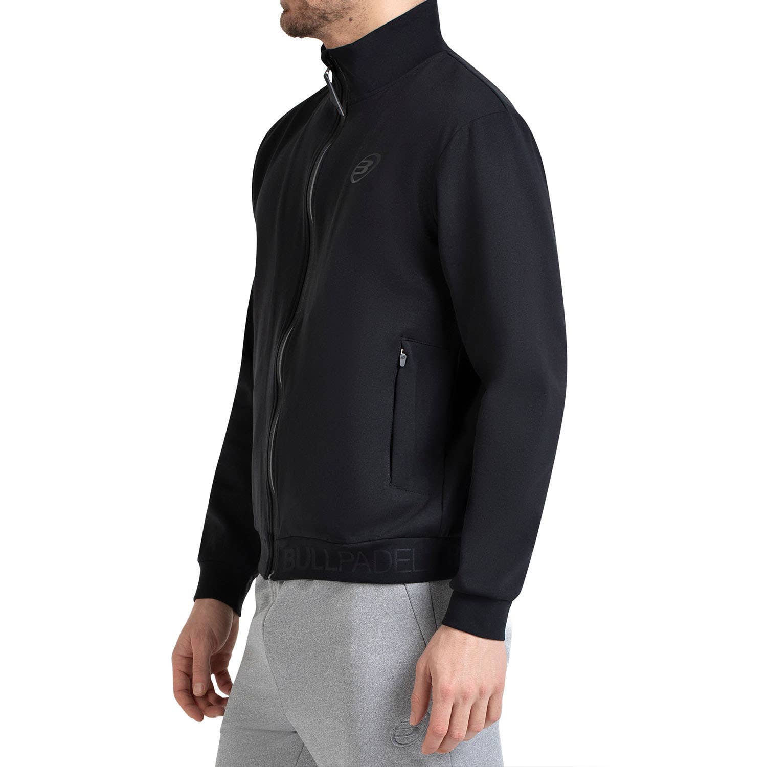 SUDADERA BULLPADEL ENEO NEGRO