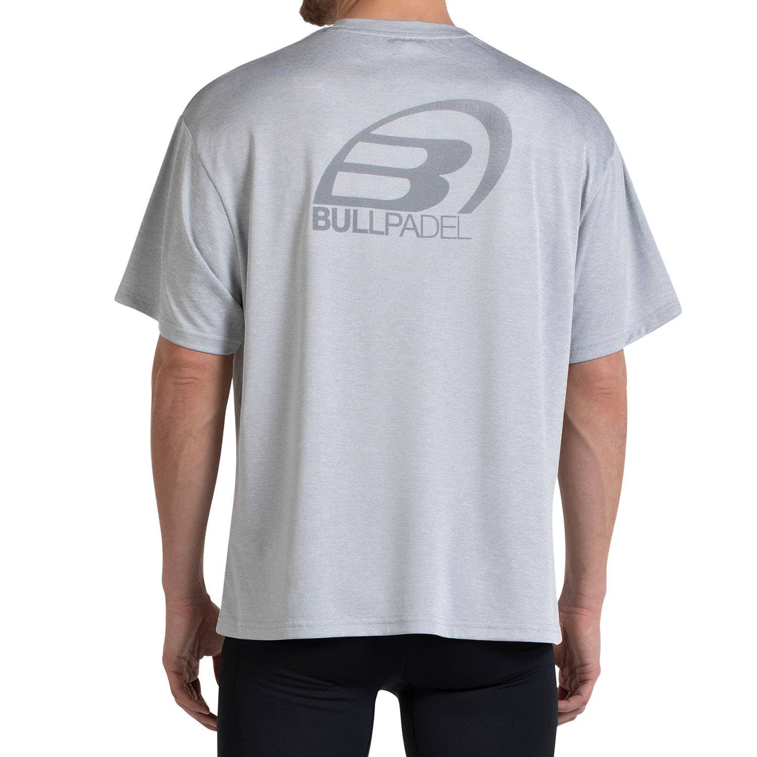 CAMISETA BULLPADEL BANES GRIS