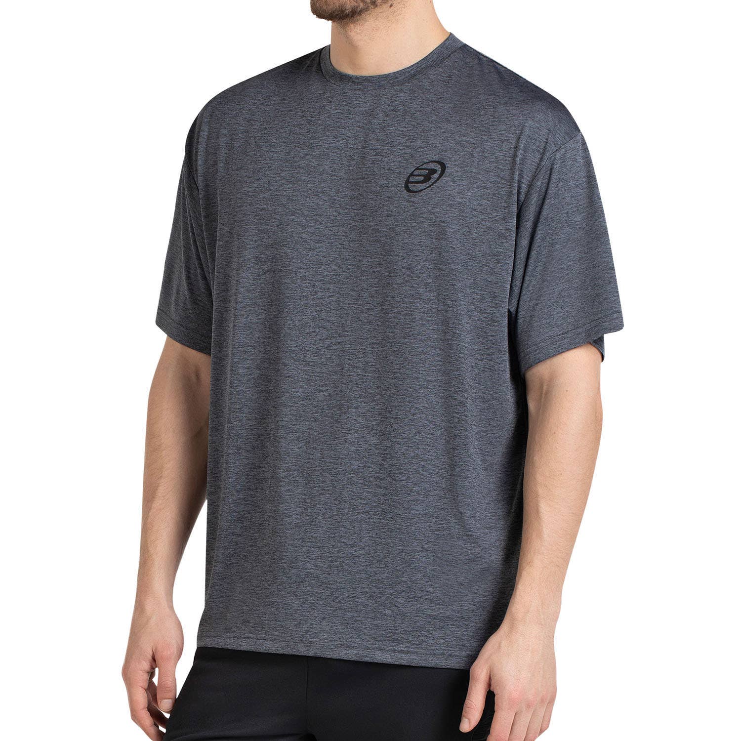 CAMISETA BULLPADEL BANES NEGRO