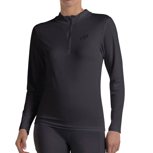 CAMISETA BULLPADEL BECAL MUJER NEGRO