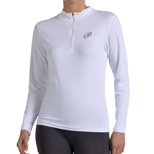 CAMISETA BULLPADEL BECAL MUJER BLANCO