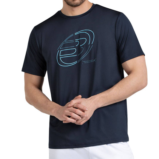 CAMISETA BULLPADEL CUNO AZUL MARINO