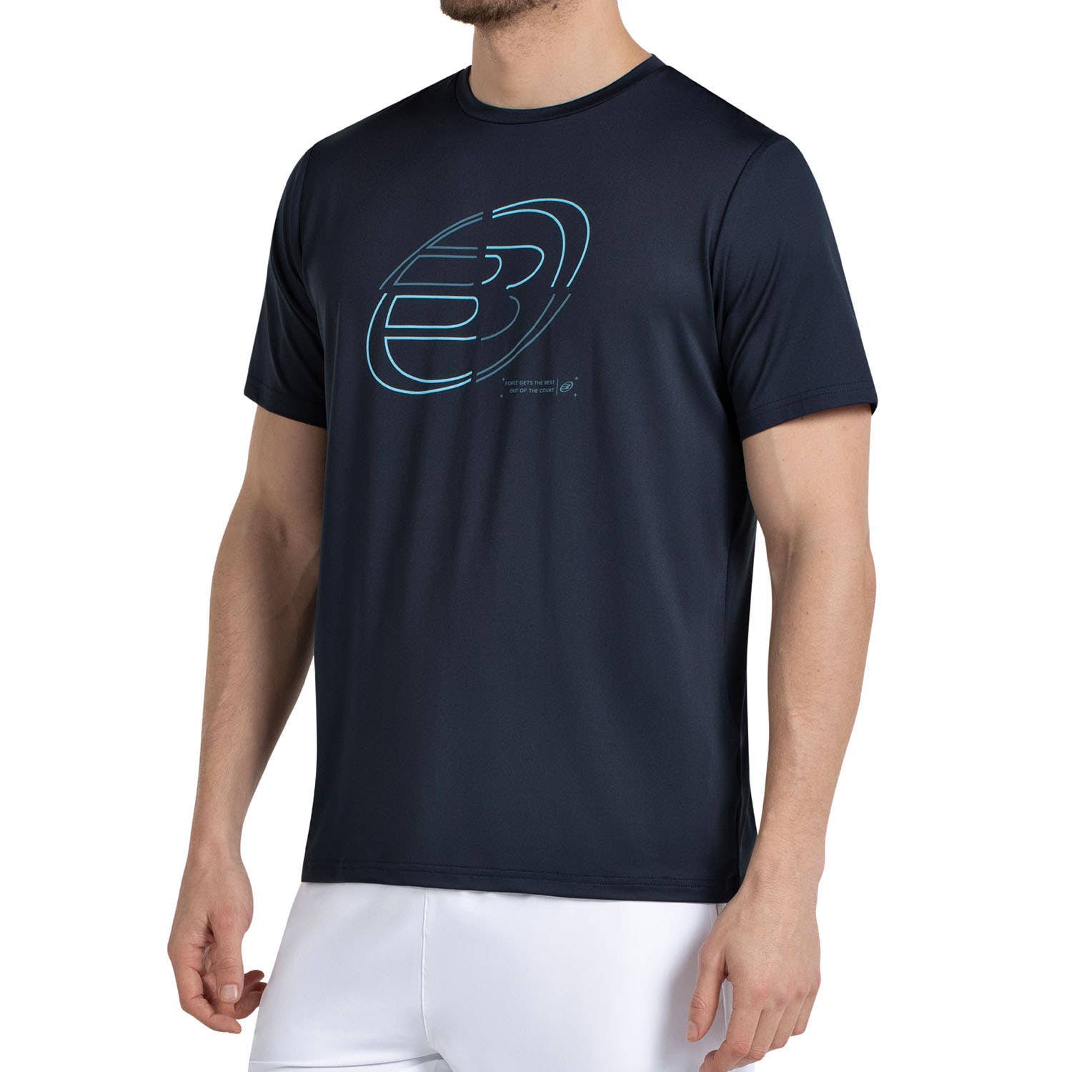 CAMISETA BULLPADEL CUNO AZUL MARINO