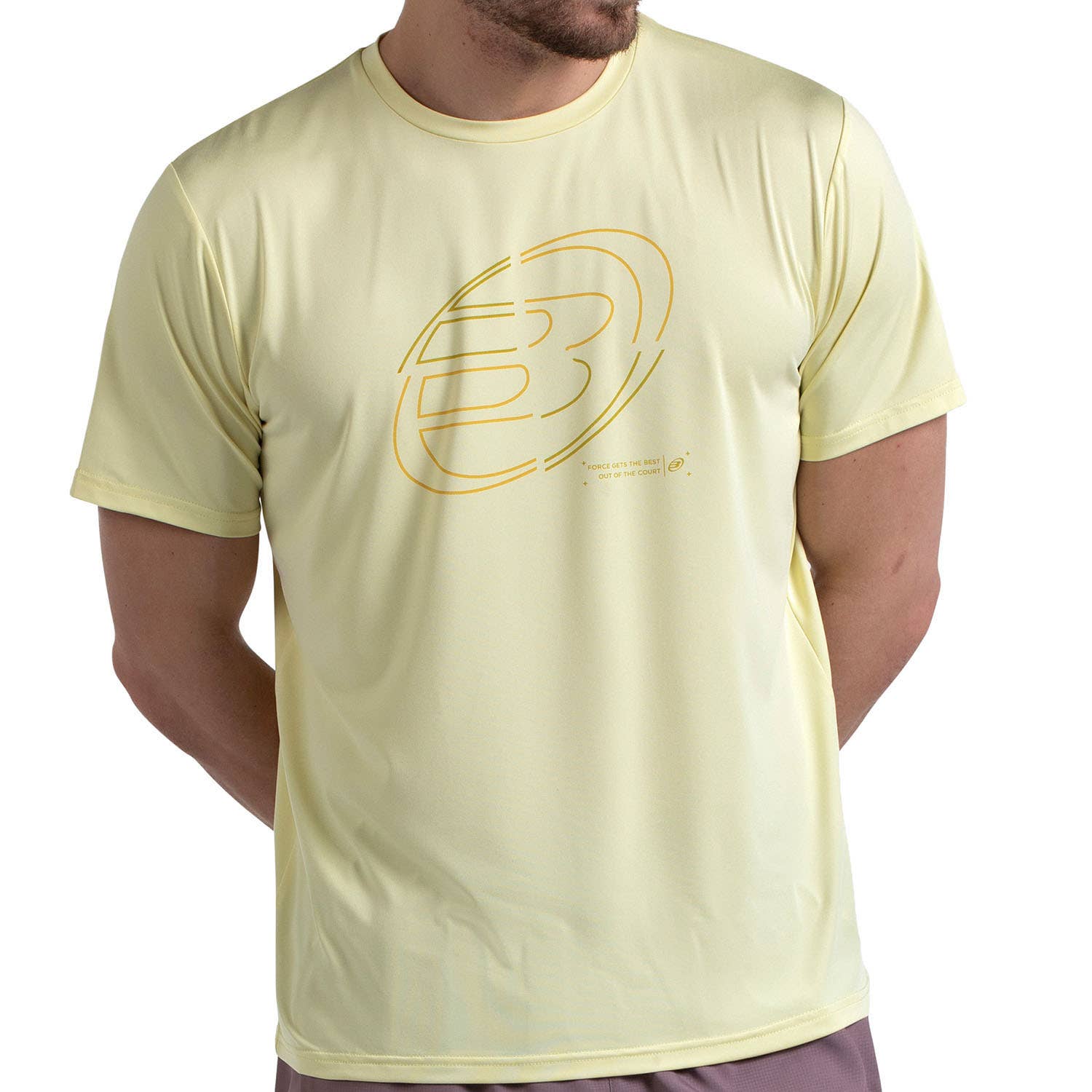 CAMISETA BULLPADEL CUNO AMARILLO