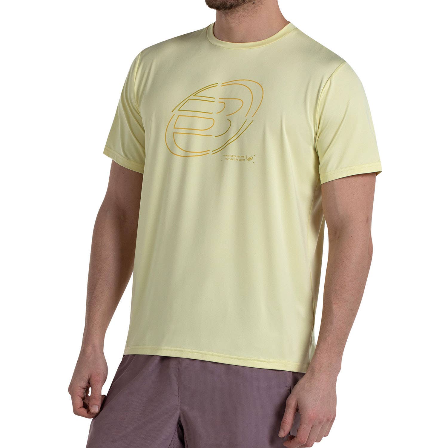 CAMISETA BULLPADEL CUNO AMARILLO
