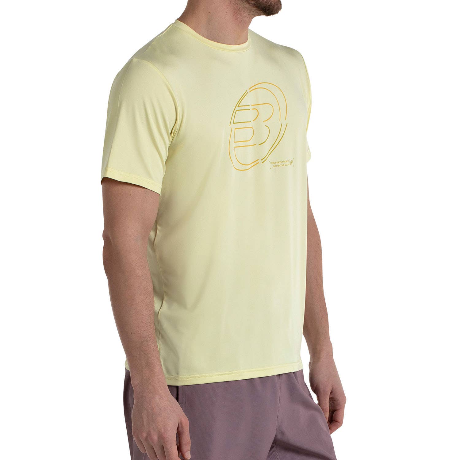 CAMISETA BULLPADEL CUNO AMARILLO