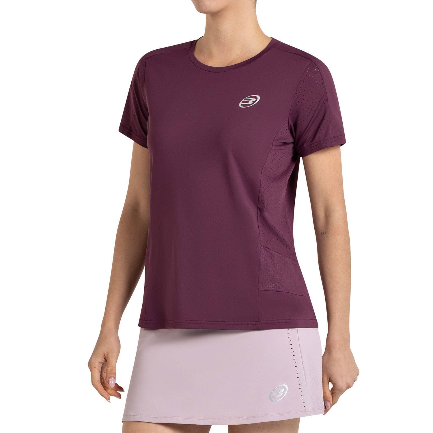 CAMISETA BULLPADEL OMUR MUJER ROJO