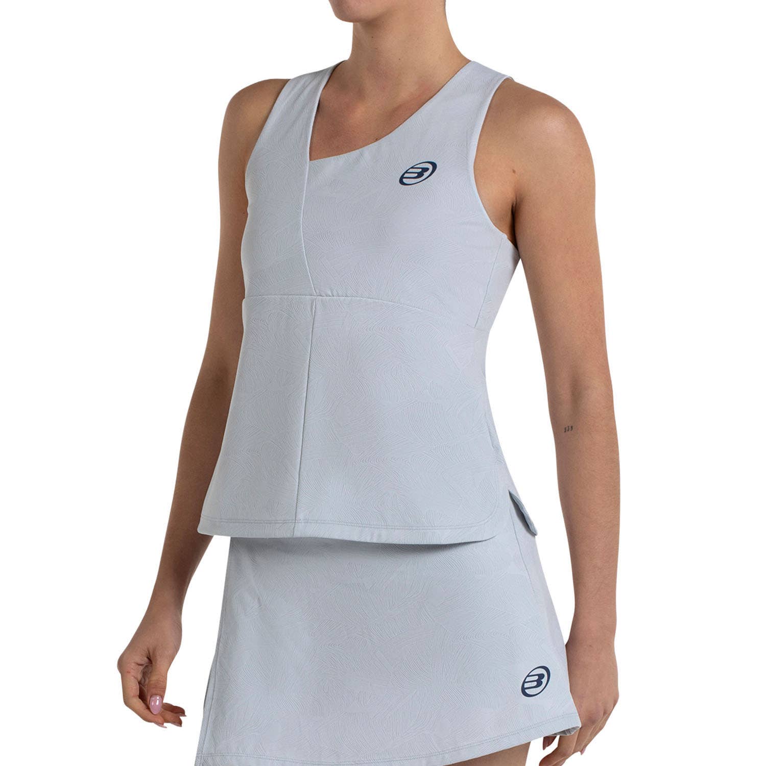 CAMISETA BULLPADEL PAROCA MUJER GRIS