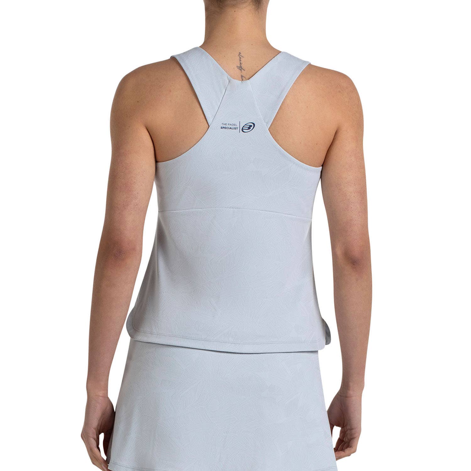 CAMISETA BULLPADEL PAROCA MUJER GRIS