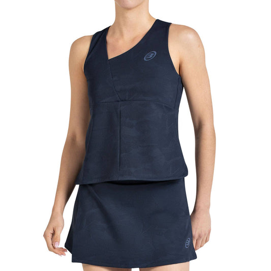 CAMISETA BULLPADEL PAROCA MUJER AZUL MARINO