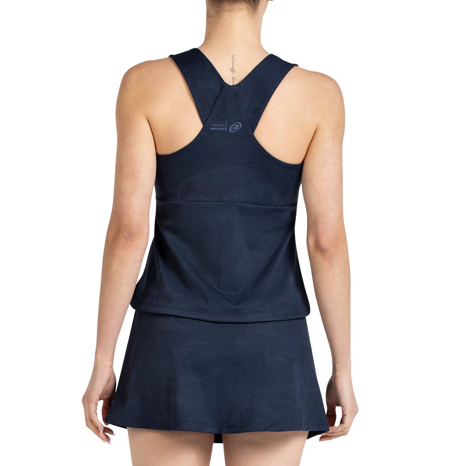 CAMISETA BULLPADEL PAROCA MUJER AZUL MARINO