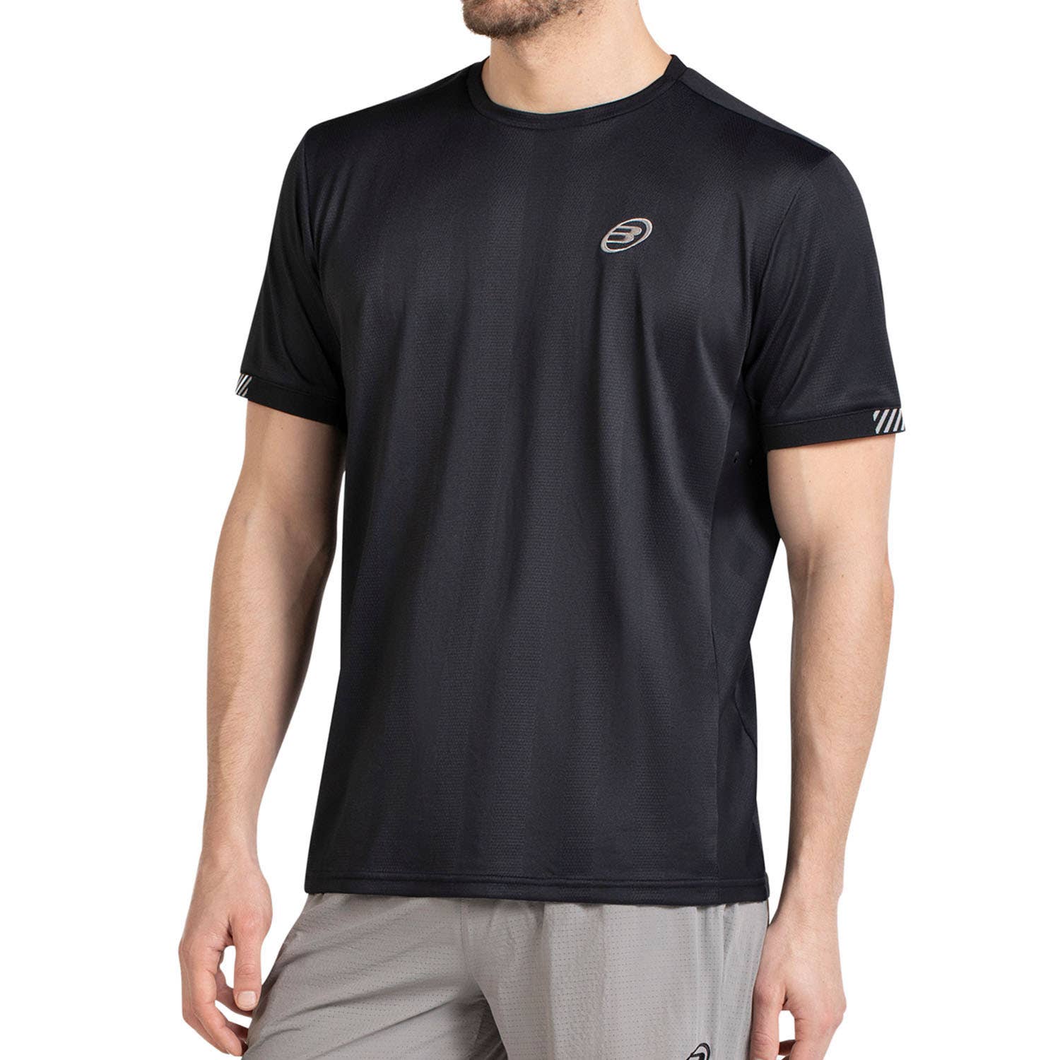 CAMISETA BULLPADEL TARIEL NEGRO