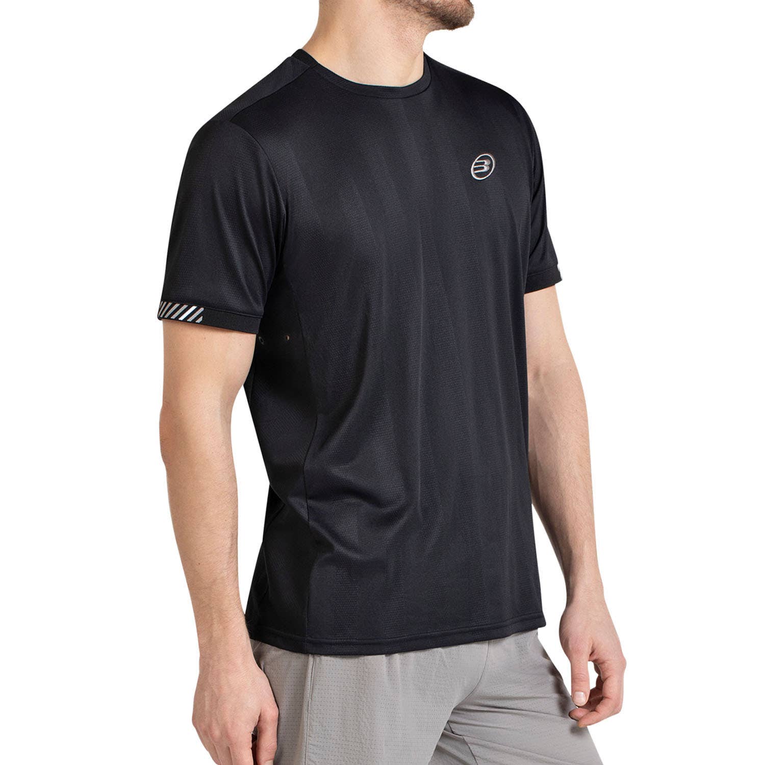 CAMISETA BULLPADEL TARIEL NEGRO