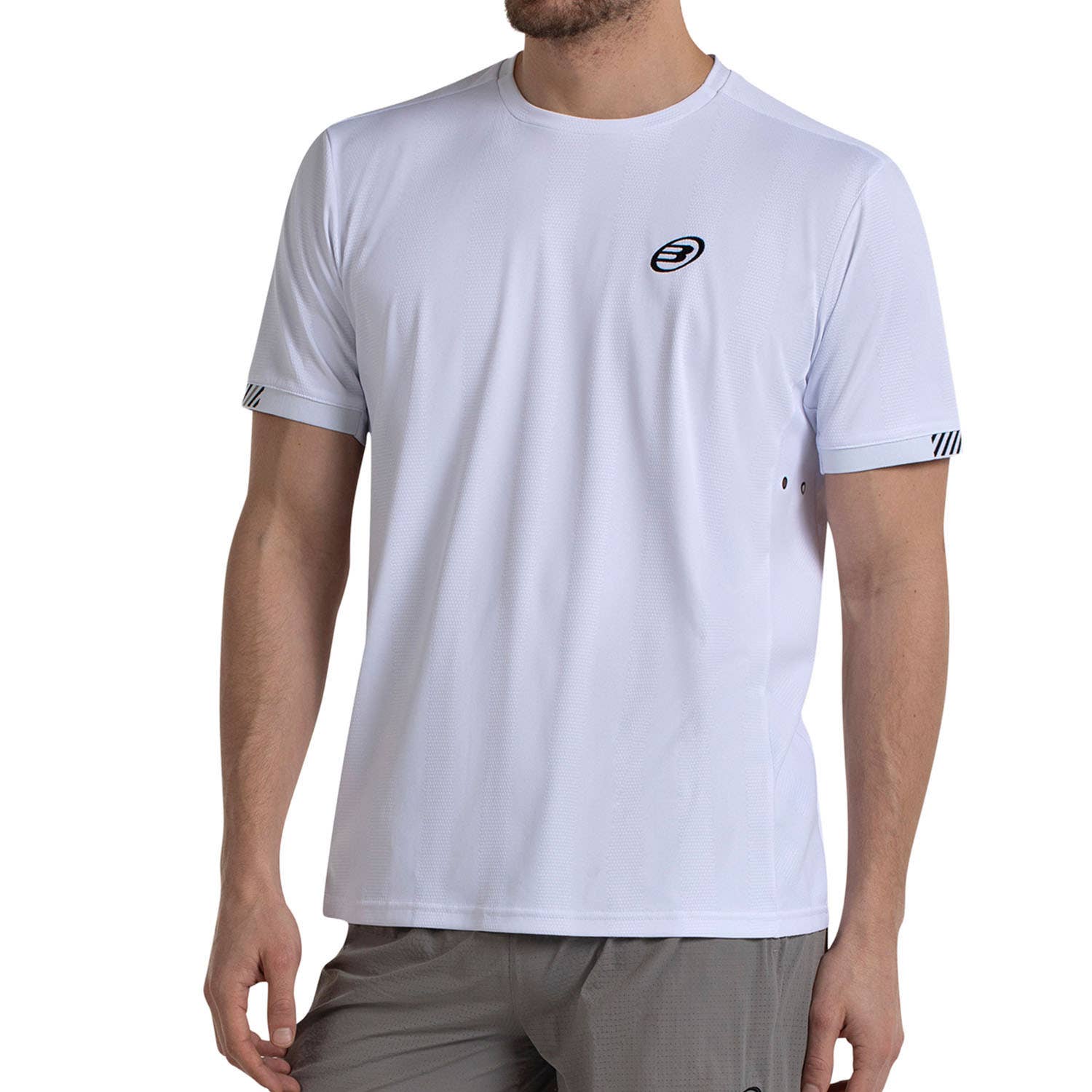 CAMISETA BULLPADEL TARIEL BLANCO