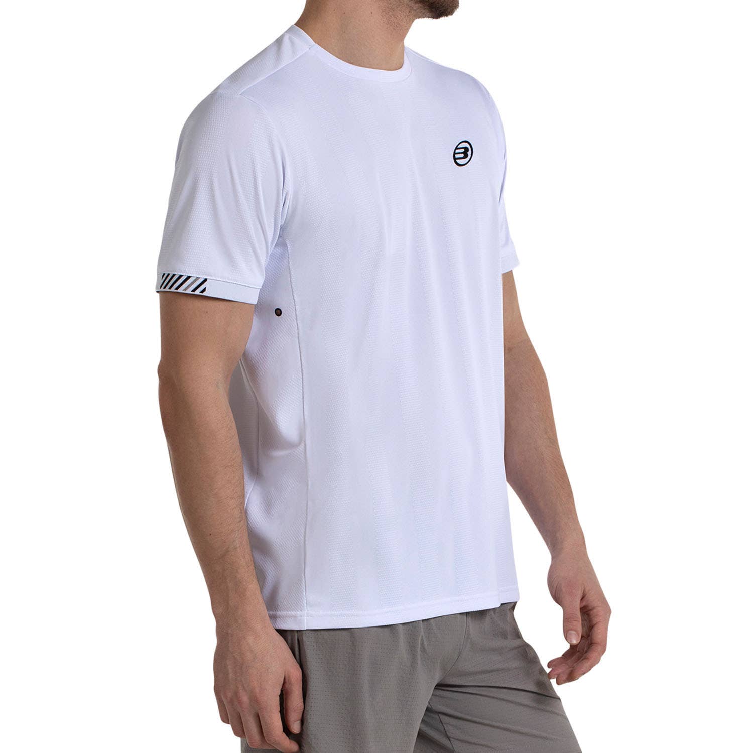 CAMISETA BULLPADEL TARIEL BLANCO
