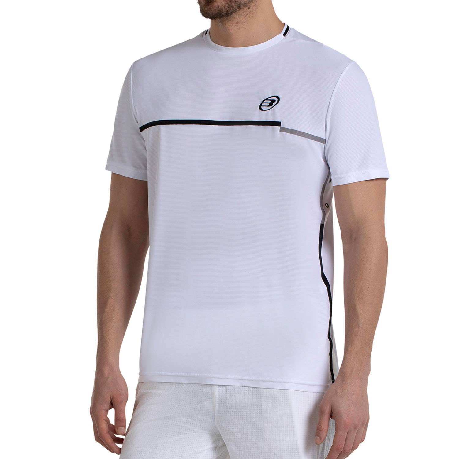 CAMISETA BULLPADEL TELOI BLANCO