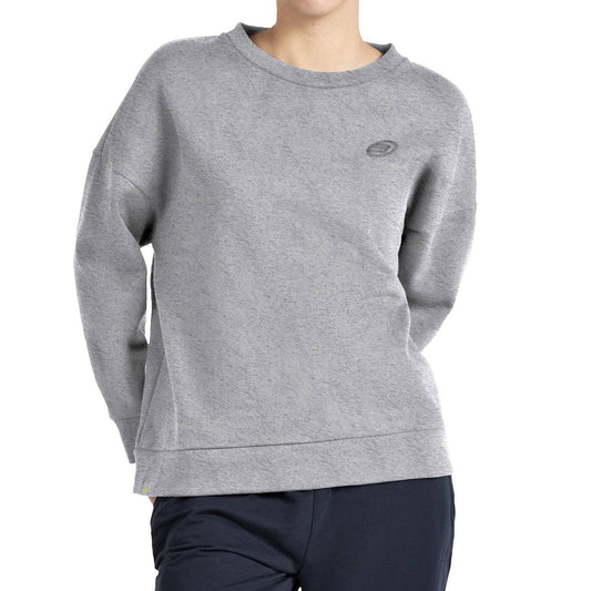 SUDADERA BULLPADEL BELME MUJER GRIS