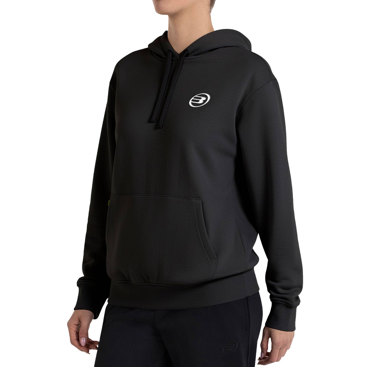 SUDADERA BULLPADEL BORIL NEGRO