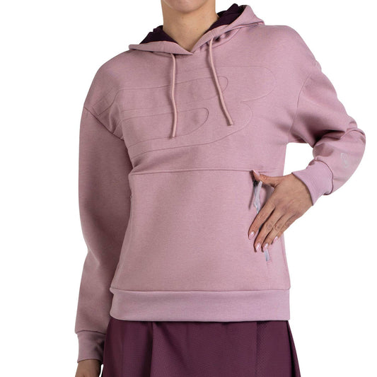 SUDADERA BULLPADEL EOLIA MUJER ROSA