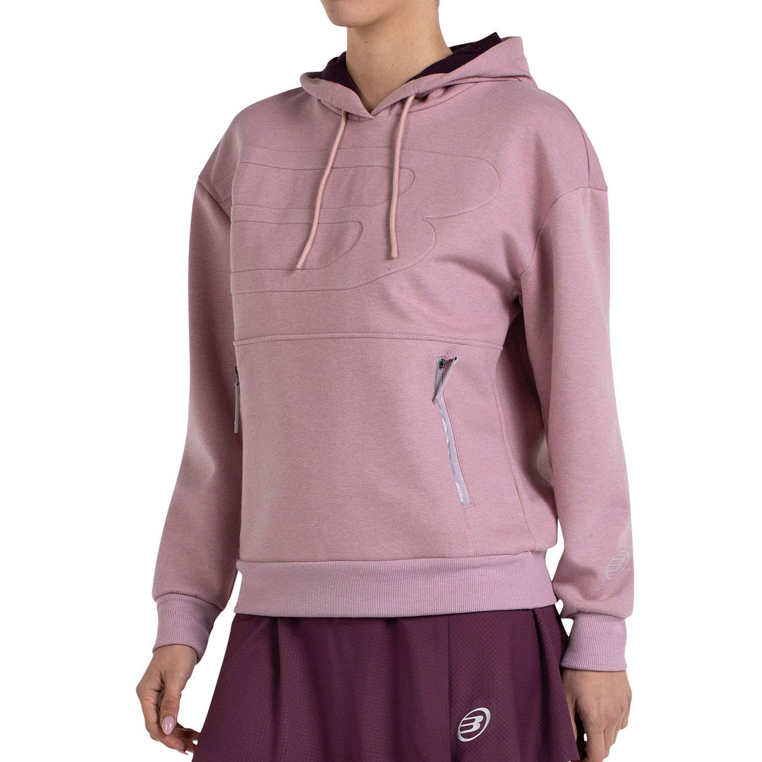 SUDADERA BULLPADEL EOLIA MUJER ROSA